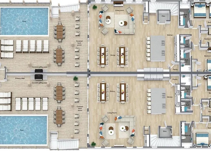 Seaside East And West 2 - 24 Bedrooms * Gulf Shores